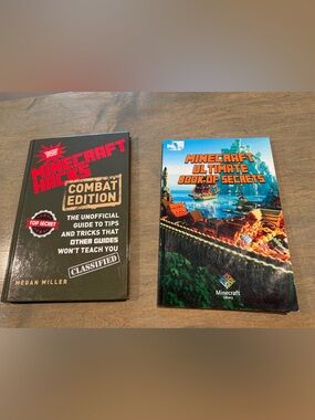 Minecraft books 2 of them